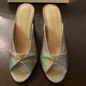 Loeffler Randall Glitter Rainbow Mule